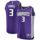 Camiseta Yogi Ferrell 3 Sacramento Kings Icon Edition Púrpura Hombre